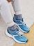 Zapatillas deportivas infantiles, elásticas con suela gruesa azul 