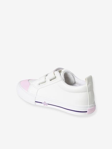 Zapatillas deportivas con cierre autoadherente para niña - Colección de maternidad blanco 