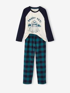 Niño-Pijama de Yeti con pantalón de franela para niño