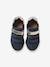 Zapatillas deportivas de piel con cierre autoadherente para niña azul marino 
