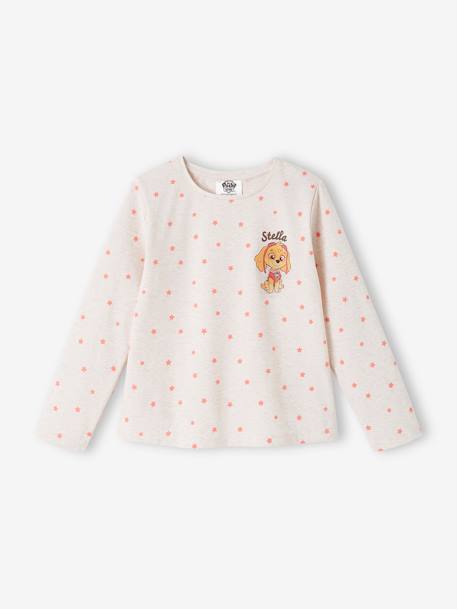 Camiseta Patrulla Canina® Skye para niña beige jaspeado 