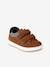 Zapatillas deportivas infantiles de piel con cierre autoadherente - Colección de maternidad marrón 