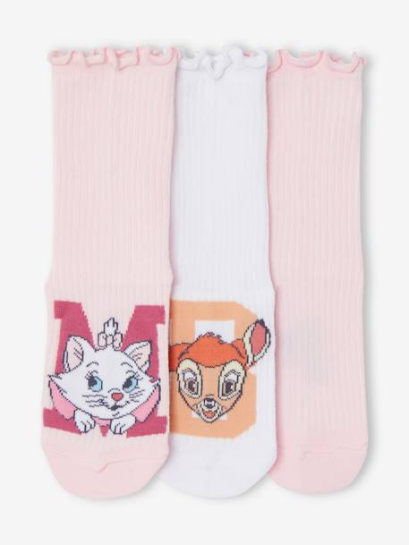 Pack de 3 pares de calcetines Disney® Animales rosa rosa pálido 