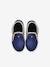 Zapatillas de tejido aterciopelado con cremallera para bebé azul 