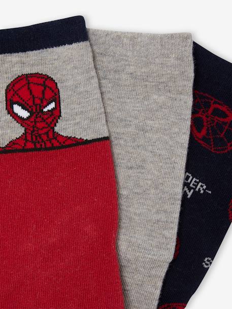 Pack de 3 pares de calcetines de Marvel® Spider-Man para niño rojo 