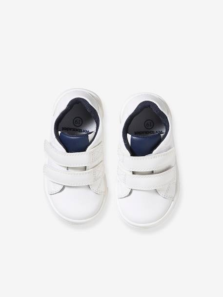 Zapatillas deportivas con cierre autoadherente para bebé blanco 