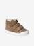 Zapatillas deportivas de piel de caña media con cierre autoadherente para niña - Colección de maternidad beige dorado 