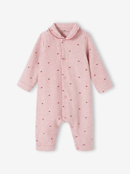 Pijamas y bodies bebé-Bebé-Pelele de algodón con abertura delante, para bebé niña