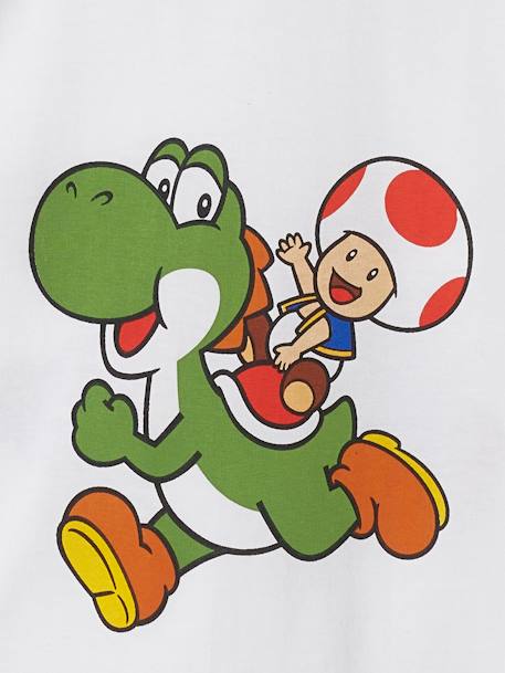 Camiseta de manga larga Mario y Luigi® para niño blanco 