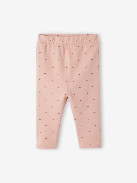Pack de 2 leggings para bebé rosa maquillaje 