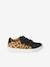 Zapatillas deportivas de piel con tira autoadherente y estampado de leopardo - Junior negro estampado 