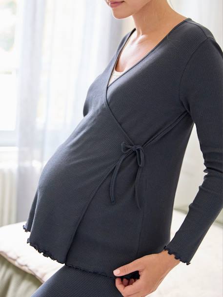 Pack de maleta de maternidad «mamá y bebé» para embarazo y lactancia azul oscuro 