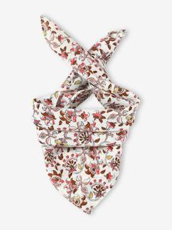 Niña-Accesorios-Gorros, bufandas, guantes-Fular personalizable con estampado de flores para bebé niña
