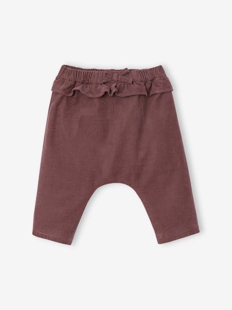 Pantalones y Vaqueros-Bebé-Pantalón de pana para bebé