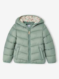 Niña-Abrigos y chaquetas-Chaqueta acolchada ligera con capucha para niña