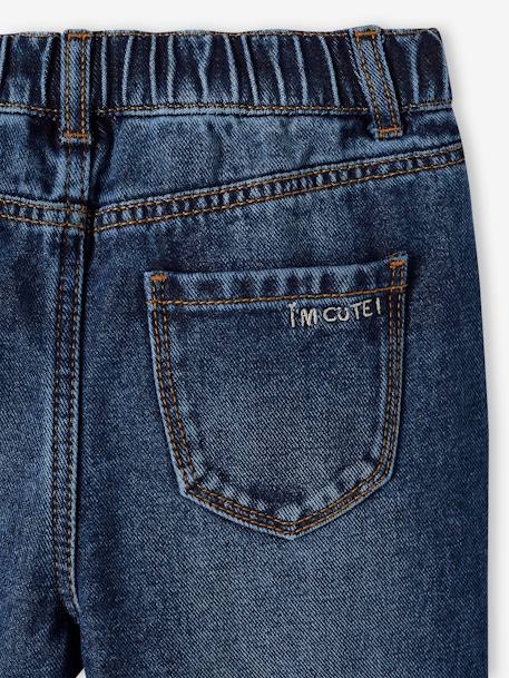 Vaqueros «Mom fit» de MorphologiK para niña - Talla de cadera ESTRECHA azul jeans+doble stone+stone 