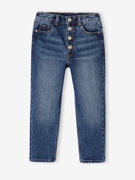 Vaqueros «Mom fit» de MorphologiK para niña - Talla de cadera ANCHA azul jeans 