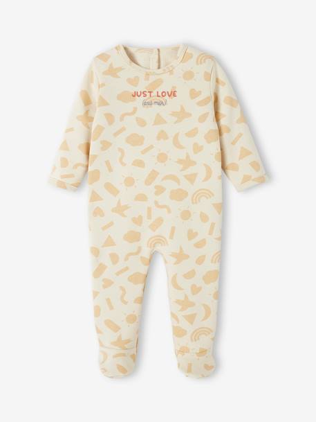 Algodón orgánico-Bebé-Pijamas-Pelele de felpa de algodón orgánico para bebé