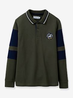 Niño-Camisetas y polos-Polos-Polo estilo rugby de dos colores para niño - algodón orgánico - Cyrillus