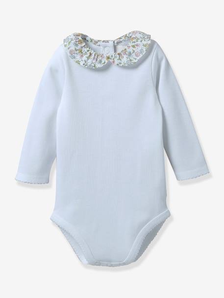 Pijamas y bodies bebé-Bebé-Bodies-Body de algodón orgánico Liberty Aisha - Cyrillus
