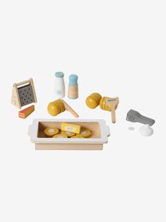 Juguetes-Juegos de imitación-Cocinitas y accesorios de cocinas-Set de madera FSC® de comida gratinada