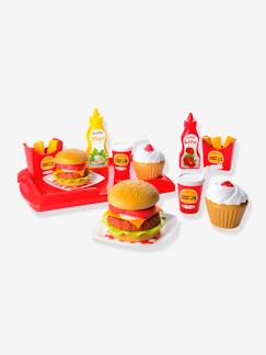 Juguetes-Juegos de imitación-Cocinitas y accesorios de cocinas-Pack de bandeja para hamburguesa - ECOIFFIER