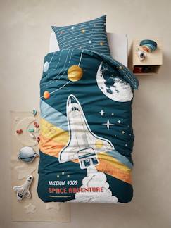 Textil Hogar y Decoración-Ropa de cama niños-Conjunto infantil: funda nórdica + funda de almohada - SPACE ADVENTURE