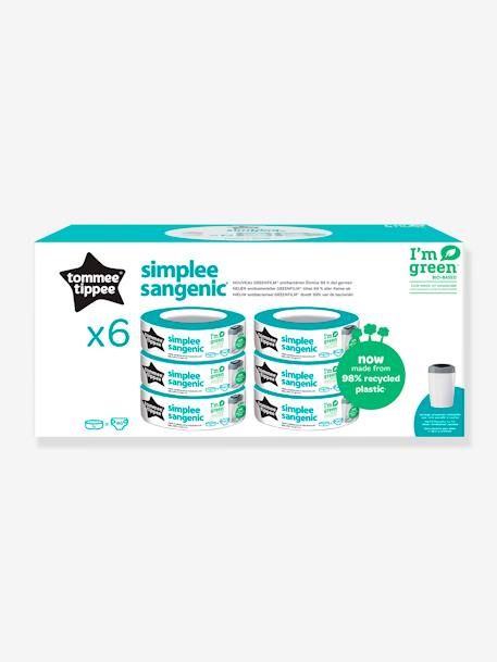 Recambios Simplee x 6 TOMMEE TIPPEE GRIS OSCURO LISO 