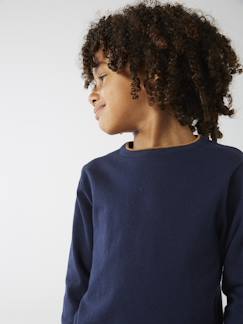 Niño-Jerséis, chaquetas de punto, sudaderas-Jersey a color de punto fino para niño