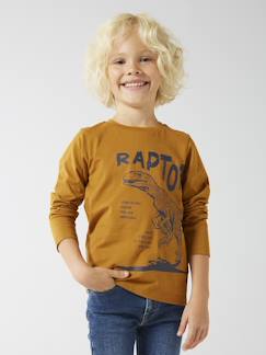 Niño-Camisetas y polos-Camiseta de manga larga con estampado para niño - Basics