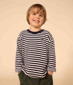 Niño-Camisetas y polos-Camisetas-Camiseta manga larga de tejido túbico - PETIT BATEAU