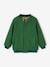 Abrigo estilo teddy de lana de rizo para niña verde inglés 
