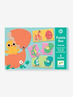 Juguetes-Juegos educativos- Puzzles-Puzzle Duo - Huevos divertidos - DJECO