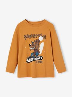 Niño-Camisetas y polos-Camiseta con motivos fantasía de algodón reciclado para niño