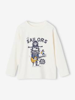 Niño-Camisetas y polos-Camisetas-Camiseta con motivo lúdico "rebel pirate" para niño