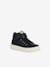 Zapatillas deportivas infantiles de caña alta con cordones y cierre autoadherente Geox® J Theleven Niña azul marino+negro 