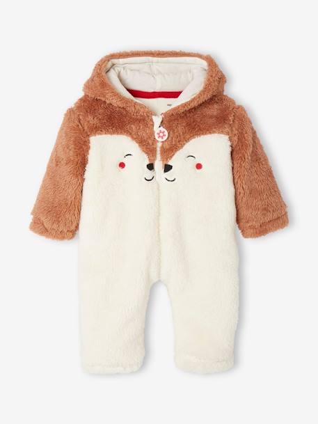 Bebé-Pijamas-Sobrepijama para bebé "Reno de Navidad" efecto peluche
