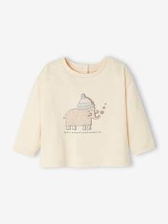 -Camiseta con mamut de manga larga para bebé