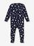 Pijama de felpa con estrellas fosforescentes para bebé - PETIT BATEAU azul 