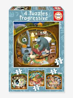 Juguetes-Puzzles Progresivos Cuentos del Bosque 12/25 - EDUCA BORRAS