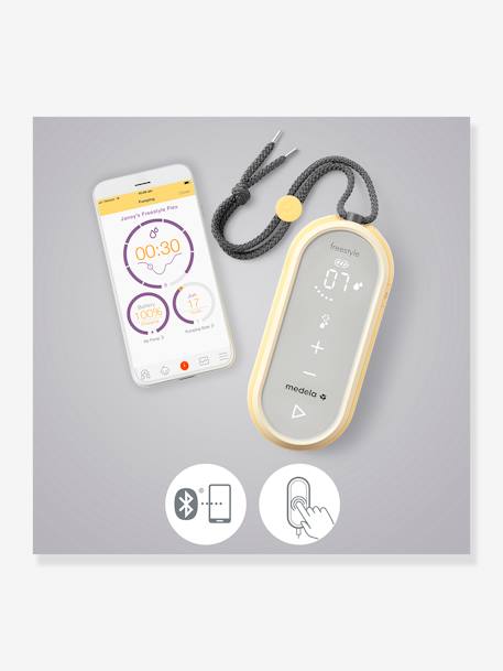 Sacaleches eléctrico doble - Freestyle Hands Free - 21 mm/ 24 mm - MEDELA transparente 