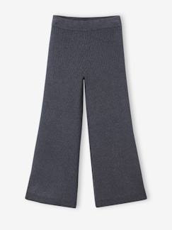 Toda la Selección-Niña-Pantalón ancho de punto tricot muy suave para niña