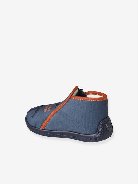 Zapatillas de casa para bebé fabricados en Francia azul 
