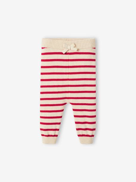 Conjunto de Navidad para bebé: 2 prendas de punto tricot beige jaspeado 