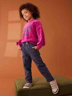 Niña-Pantalones-Pantalón estilo «paperbag» con forro polar para niña