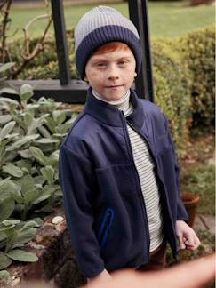 Niño-Accesorios-Gorros, bufandas, guantes-Gorro bicolor de punto de canalé para niño - Basics