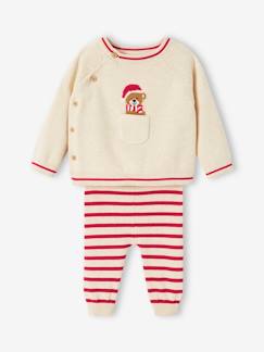 OEKO-TEX®-Conjunto de Navidad para bebé: 2 prendas de punto tricot
