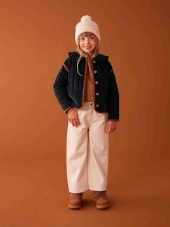 Niña-Abrigos y chaquetas-Chaqueta estilo kilt de pana para niña