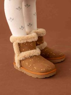 Calzado-Botas impermeables con forro y cremallera para niña