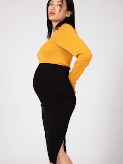 Ropa Premamá-Faldas embarazo-Falda para embarazo de punto con cintura alta Cindy ENVIE DE FRAISE